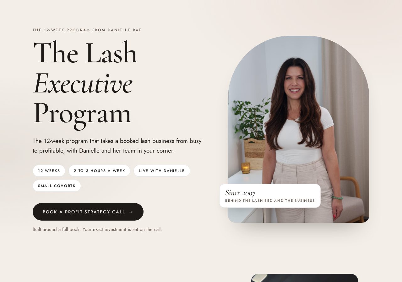 The Lash Executive Program preview