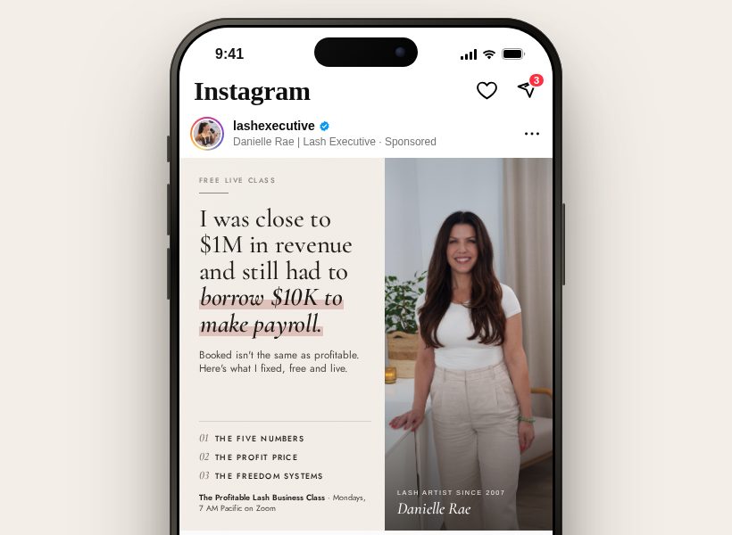 Static ad preview